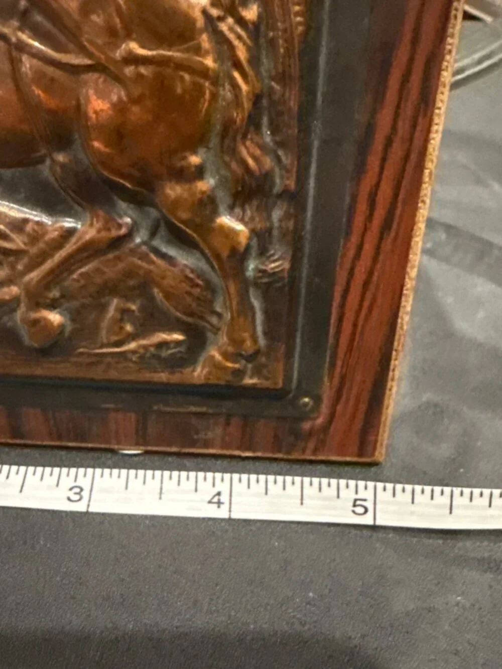 Knight Death and the Devil Copper Plaque 4 in. X 5.5 in.